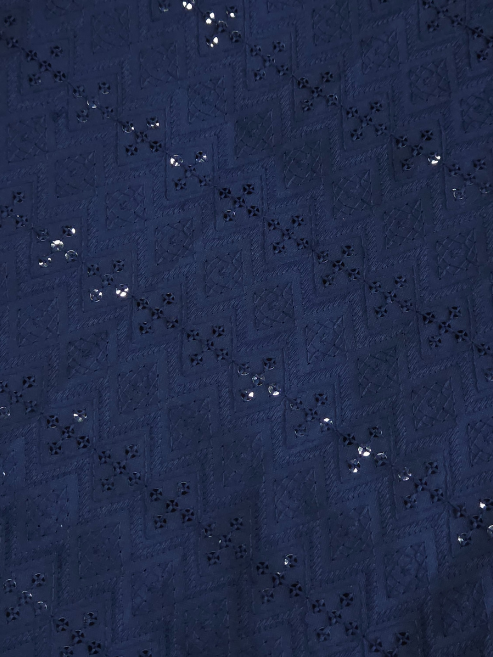 Sequinsed Cotton Fabric β MIS185RRD65