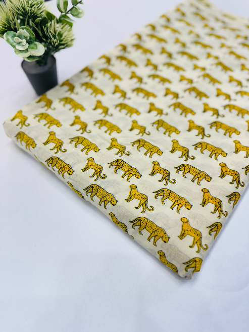 Animal Print Cotton Fabric β MISMS4