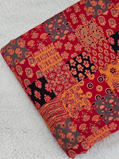 Ajrakh Printed Cotton Fabric – MIS325KF23