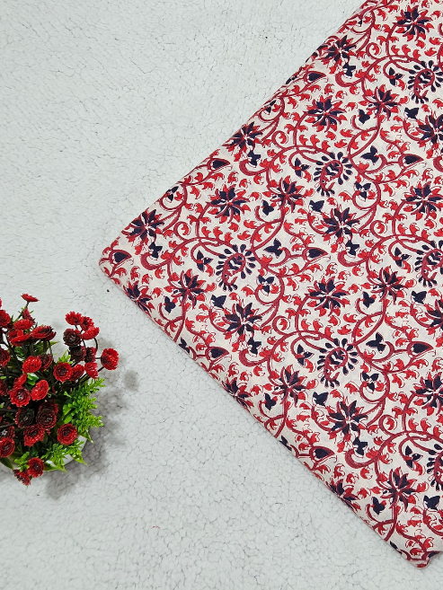 Kalamkari Cotton Fabric β MIS56VF-3