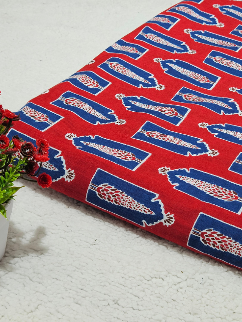 Ajrakh Printed Cotton Fabric β MIS1325SST1