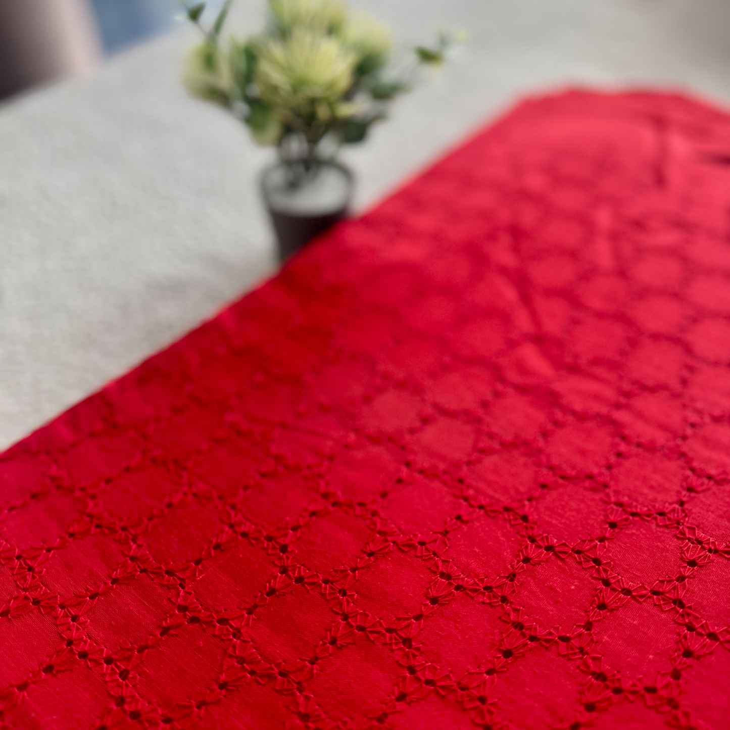 Hakoba Cotton Fabric – Delicate Design | Light & Easy to Stitch