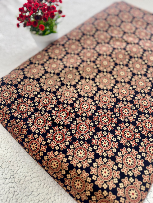 Ajrakh Printed Cotton Fabric – MIS73SCM-6