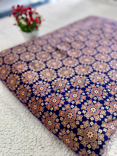 Ajrakh Printed Cotton Fabric β 73SCM-2
