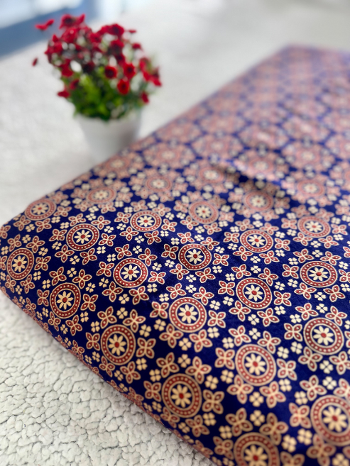 Ajrakh Printed Cotton Fabric – 73SCM-2