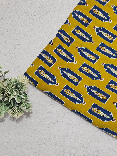 Ajrakh Printed Cotton Fabric – MIS1325SST3