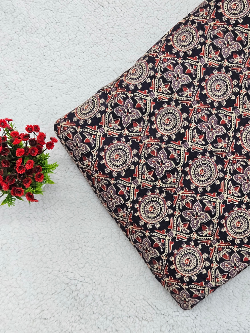 Kalamkari Cotton Fabric β MIS56VF-12