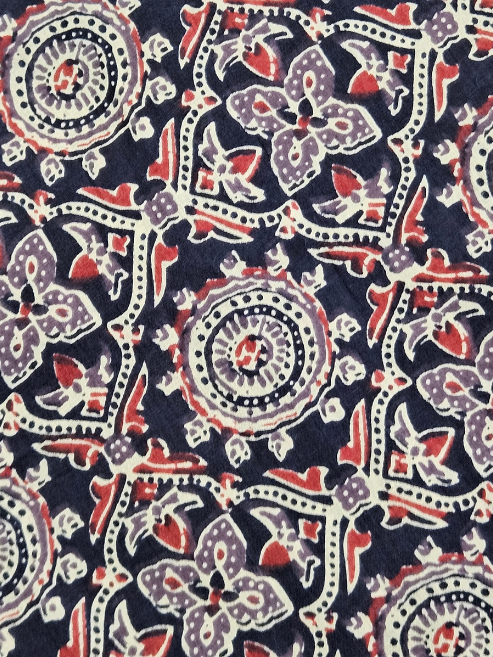 Kalamkari Cotton Fabric – MIS56VF-12