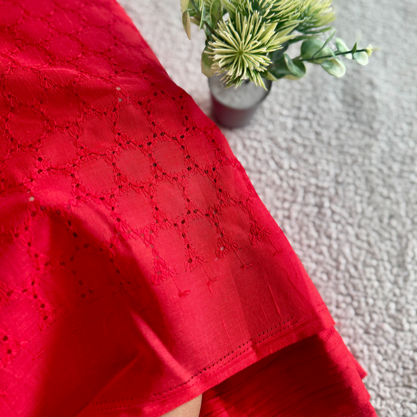 Hakoba Cotton Fabric – Delicate Design | Light & Easy to Stitch