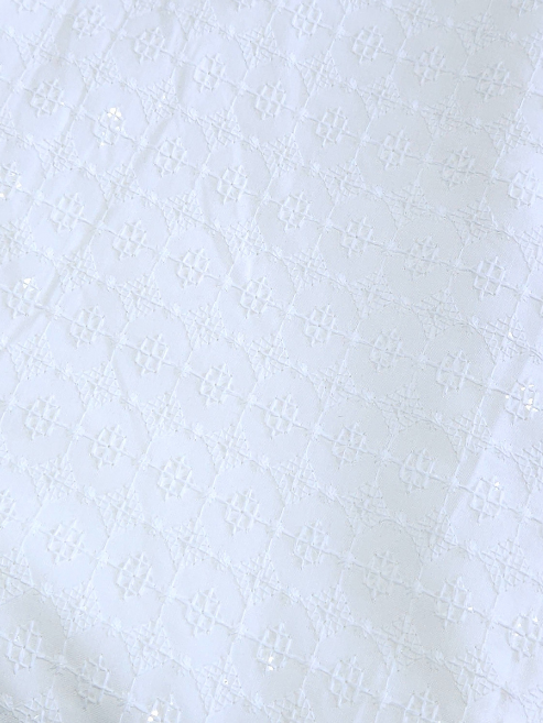 Sequinsed Cotton Fabric β MIS185RRD69