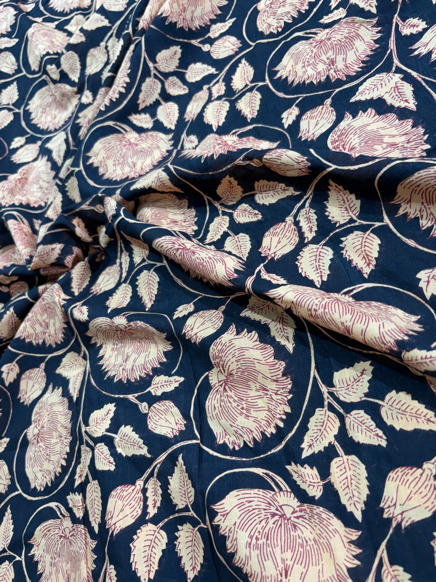 COTTON HANDBLOCK PRINTED FABRIC