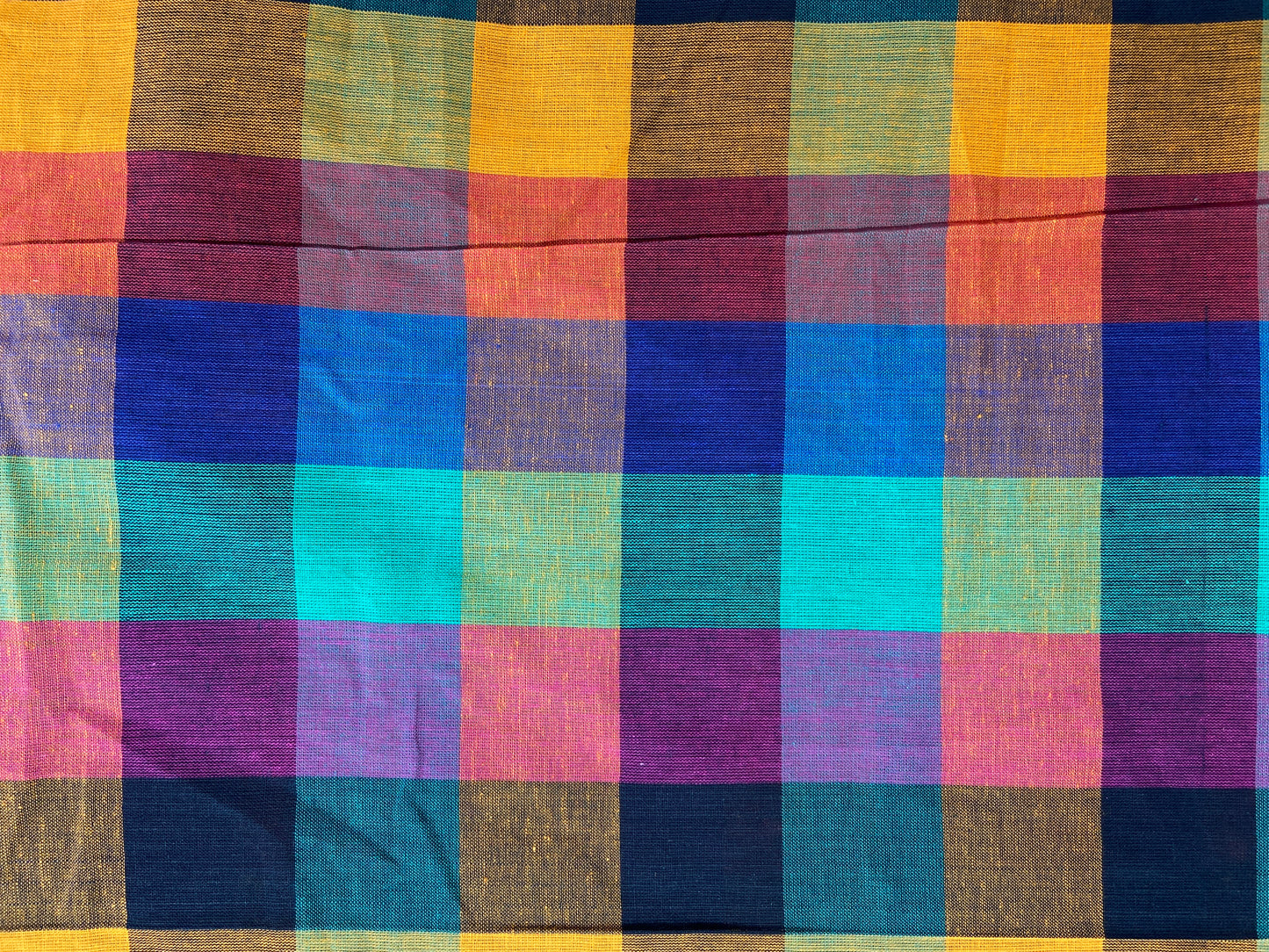 Madras Checks Slub Cotton