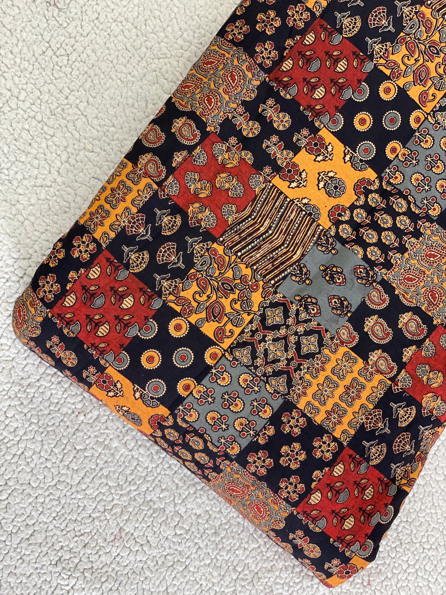 Ajrakh Printed Cotton Fabric – MIS404KF1