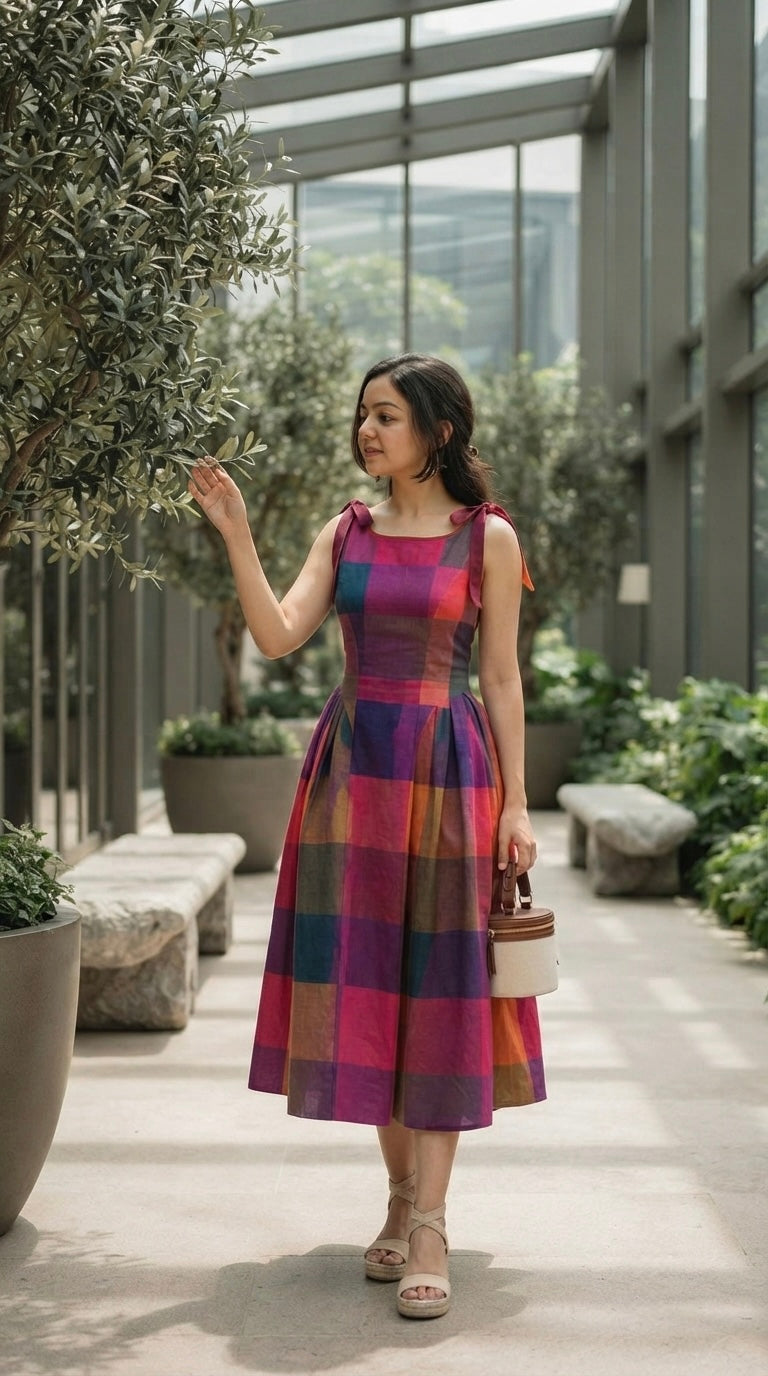 Plaidora - Italian Linen  Cotton - MIS669RRD2