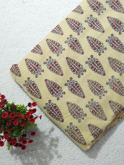 Ajrakh Printed Cotton Fabric – MIS0603SCM9