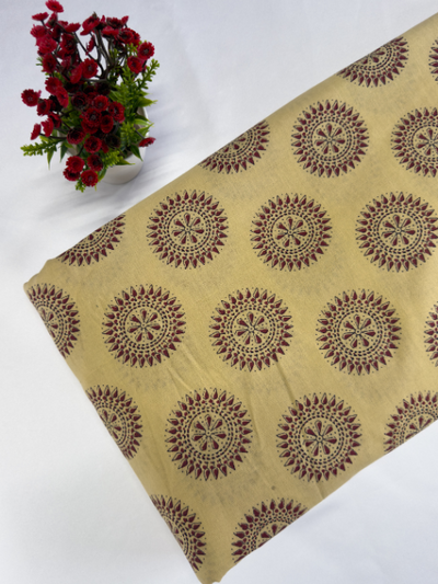 Ajrakh Printed  Cotton – MIS858KF-C3