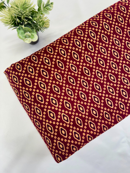 Ajrakh Printed Cotton – MISSF-55