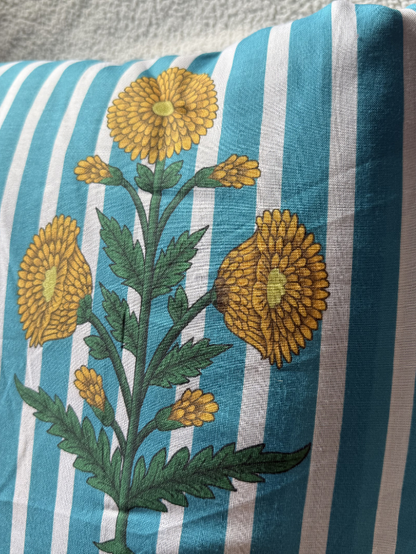 Bloomira (blue)- Magic Linen  Cotton MIS677RRD1