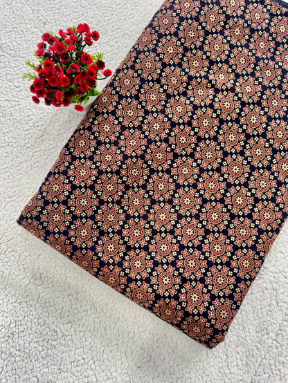 Ajrakh Printed Cotton Fabric – MIS73SCM-6