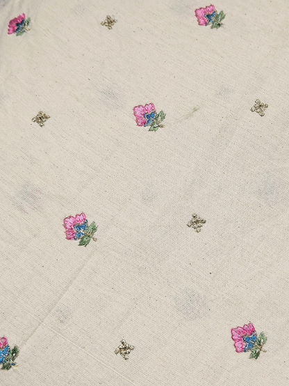 Pure Cotton With Hand Work