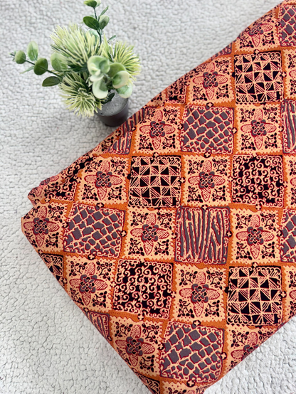 Ajrakh Cotton Fabric – Mix & Match Traditional Prints | Soft & Lightweight