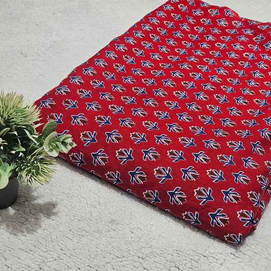 Ajrakh  Printed Cotton Fabric – MIS1325SST2