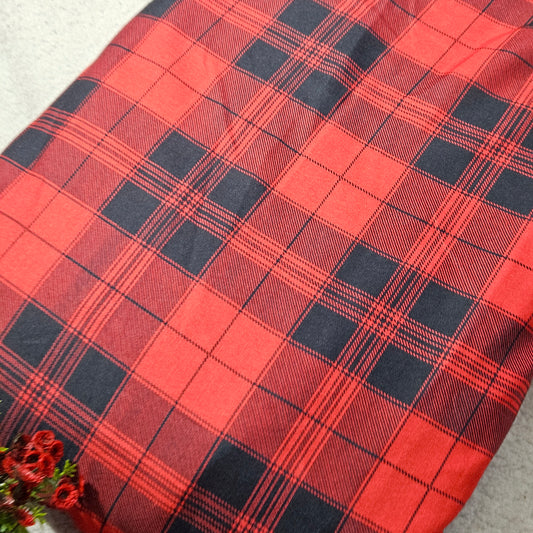 Linen  Cotton Fabric- MIS383RRD9