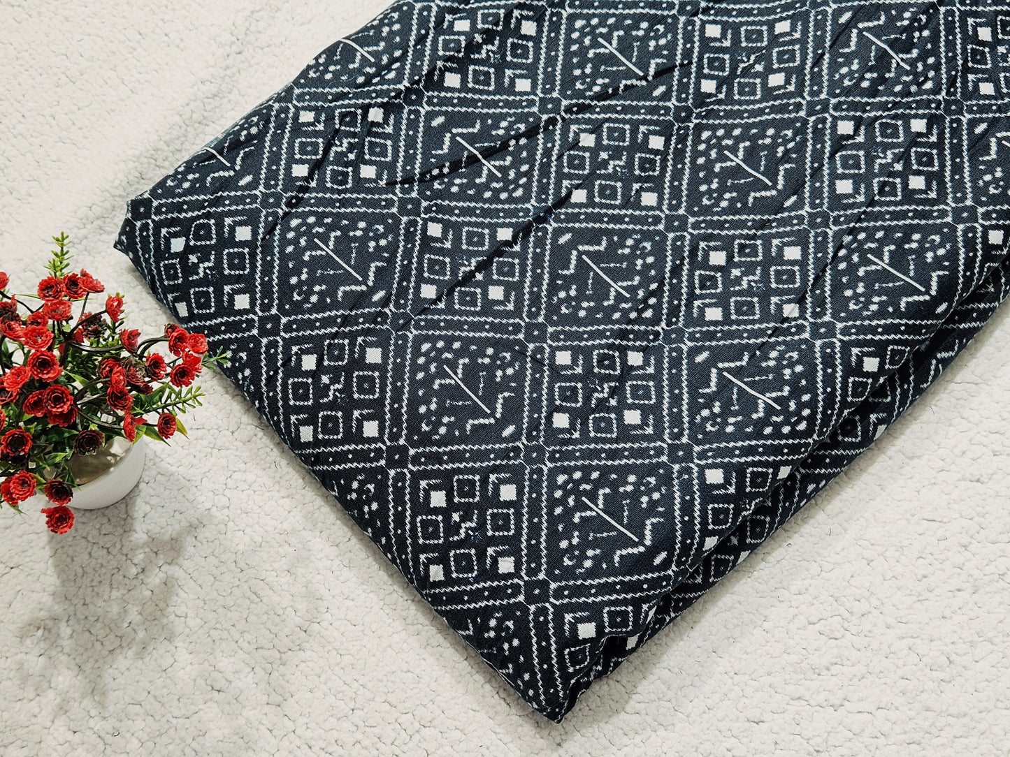 Mix Cotton Fabric-MIS185RRD82