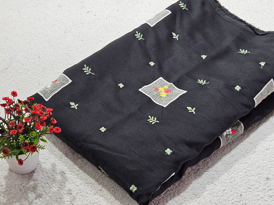 Mul Chanderi Cotton Embroidery