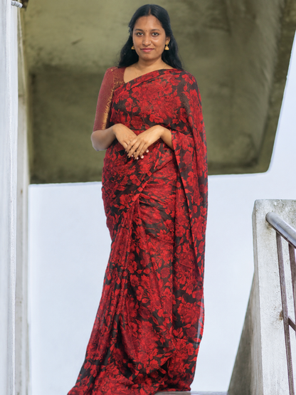 CHIFFON SAREE
