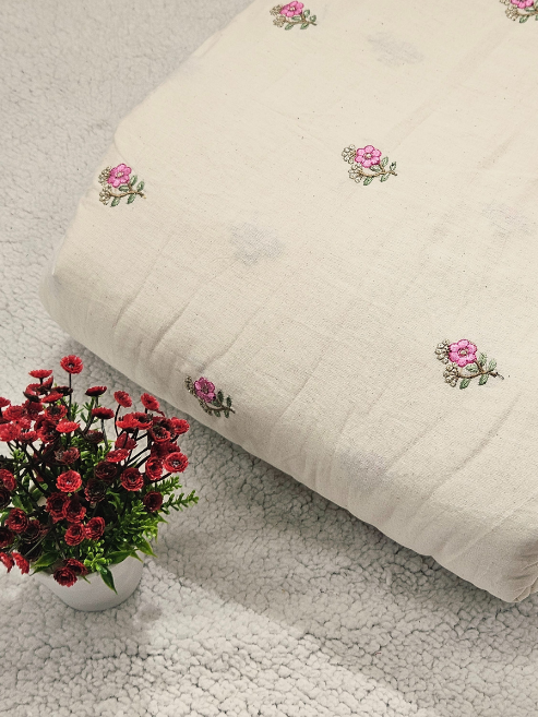 Pure Cotton With Hand Work