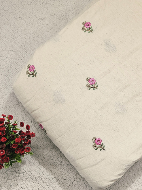 Pure Cotton With Hand Work