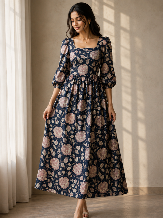 COTTON HANDBLOCK PRINTED FABRIC