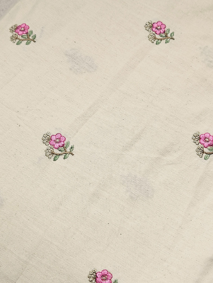 Pure Cotton With Hand Work