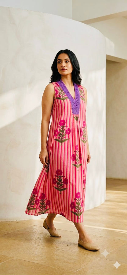 Bloomira -Italian Linen  Cotton - MIS625RRD3