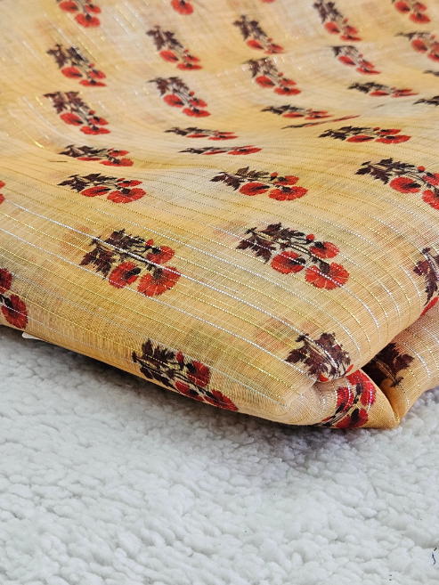 Chanderi Linen Fabric – MIS353SPH2