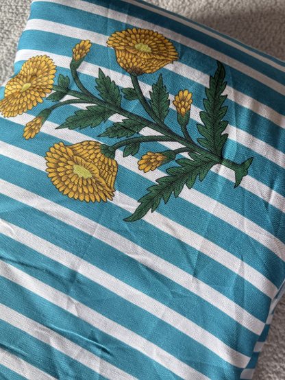 Bloomira (blue)- Magic Linen  Cotton MIS677RRD1