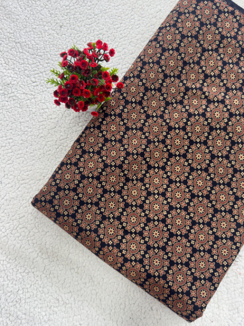 Ajrakh Printed Cotton Fabric – MIS73SCM-6