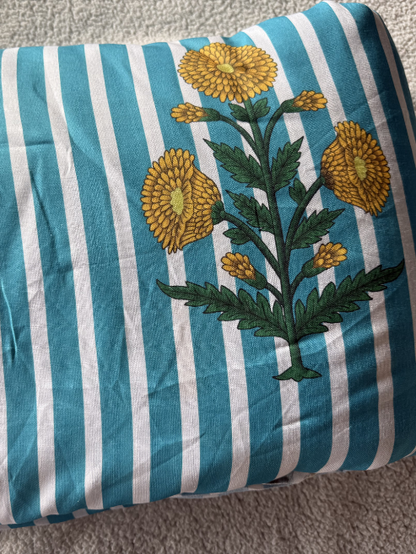 Bloomira (blue)- Magic Linen  Cotton MIS677RRD1
