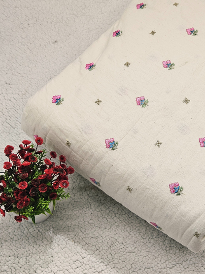 Pure Cotton With Hand Work