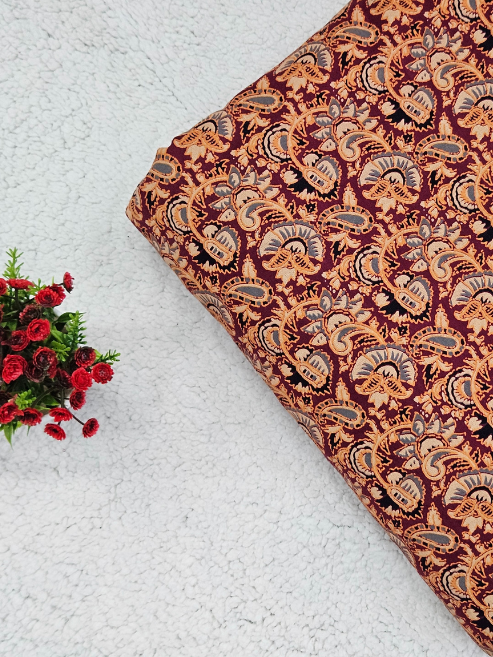 Kalamkari Cotton Fabric – MIS325KF2