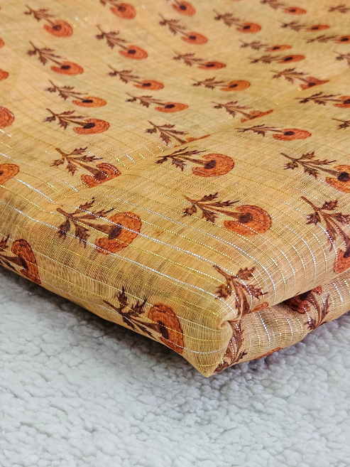 Chanderi Linen Fabric – MIS353SPH3
