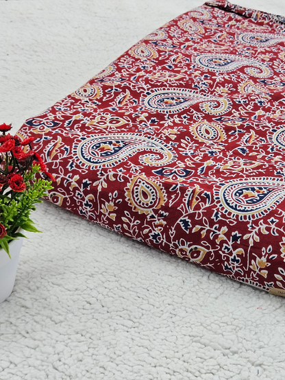 Kalamkari Cotton Fabric – MIS56VF-10