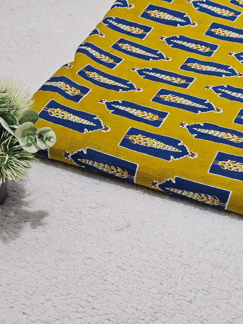 Ajrakh  Printed Cotton Fabric – MIS1325SST3