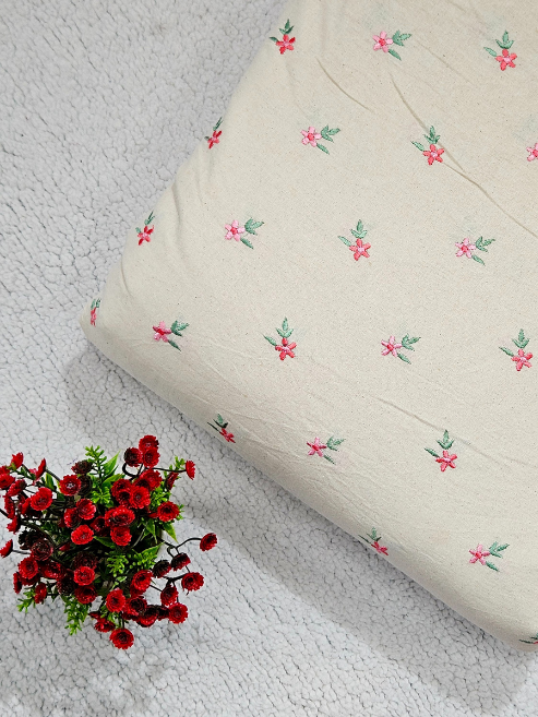 Pure Cotton With Hand Work