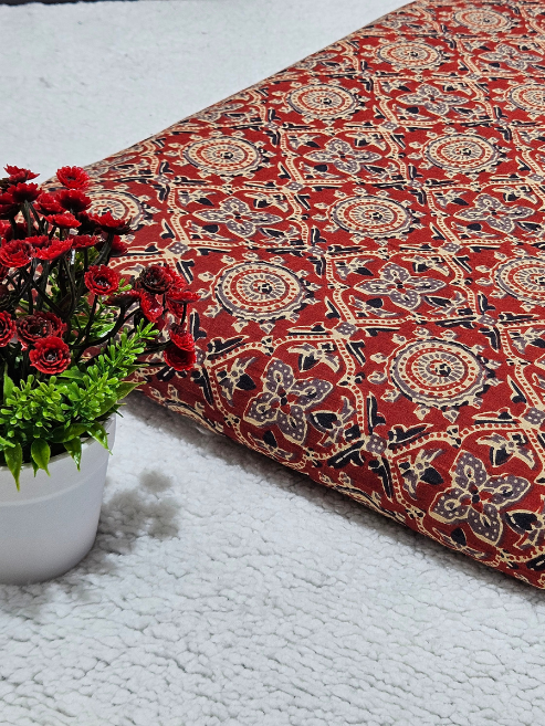 Kalamkari Cotton Fabric – MIS56VF-13