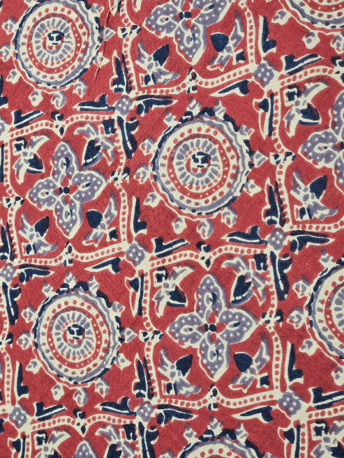 Kalamkari Cotton Fabric – MIS56VF-13