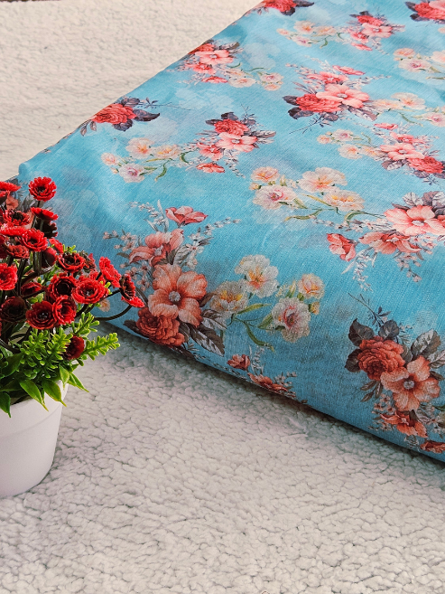 Chanderi Cotton Fabric – MIS207RRD1