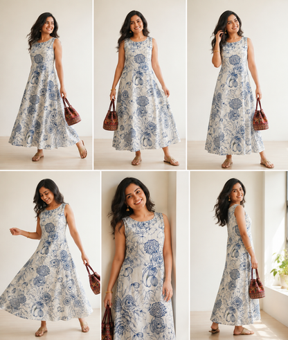 COTTON HANDBLOCK PRINTED FABRIC