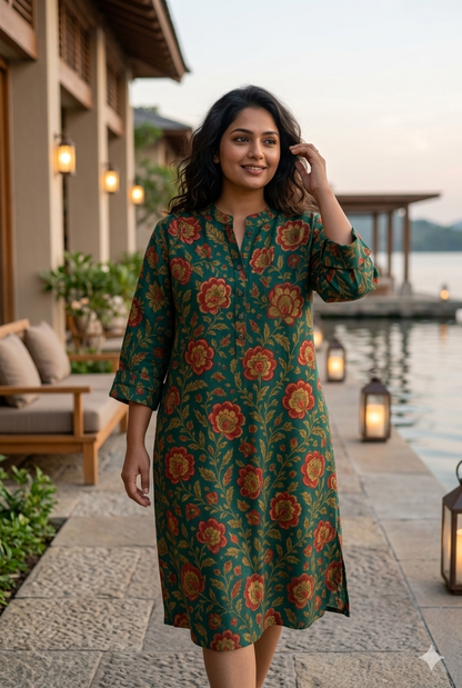 Phoolwari - Italian Linen Cotton - MIS91RRD8